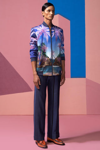 Blue seafoam stardust postcard jacket