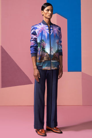 Blue seafoam stardust postcard co-ord set