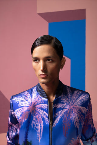 Blue seafoam stardust postcard jacket