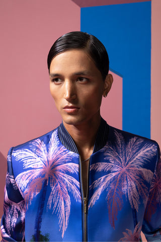 Blue seafoam stardust postcard co-ord set