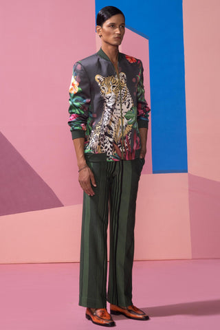 Brown feral flora-charcoal postcard jacket