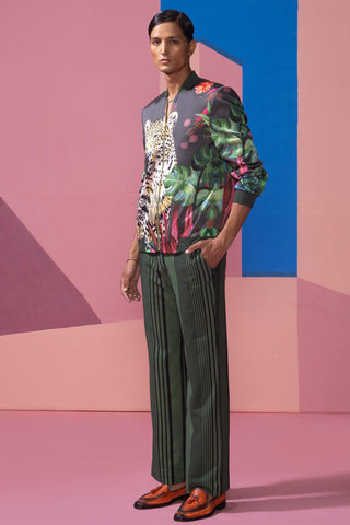 Brown feral flora-charcoal postcard jacket