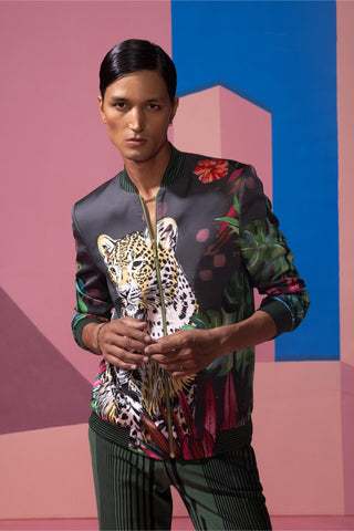 Brown feral flora-charcoal postcard jacket