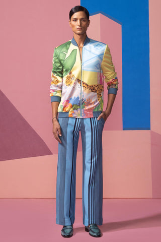 Yellow sleepy cat postcard co-ord set