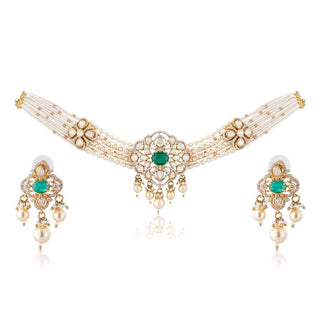 Choker Set for Indian Weddings – Multicolor Aabha by Amraani