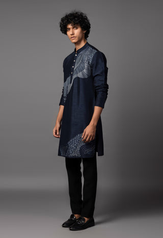 Blue navy reverie kurta set