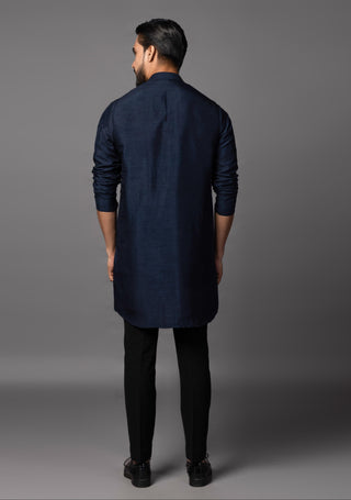 Blue ethereal wings kurta set