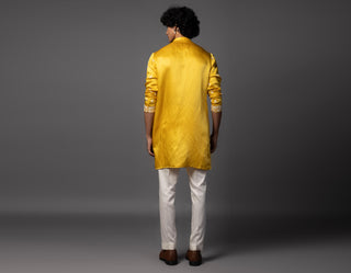 Yellow sunlit grace kurta set