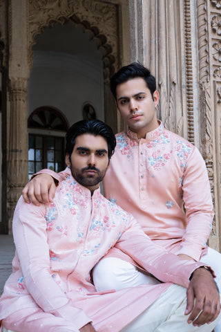 Pink vatsalya bandi set