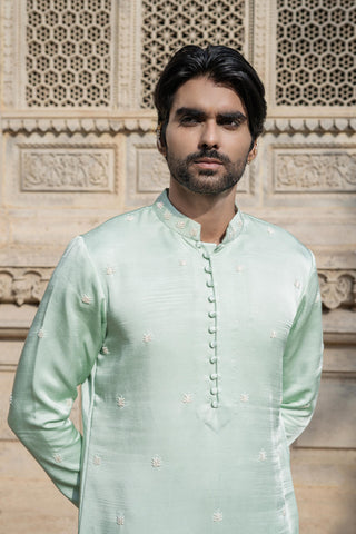 Green kavish kurta set