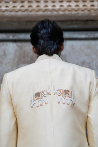 Gold samraat indo-jacket set