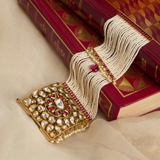 Bracelet for Indian Weddings – Red Amaira by Amraani