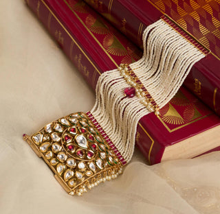 Bracelet for Indian Weddings – Red Amaira by Amraani