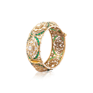 Kada for Indian Weddings – Green Padmavati by Amraani