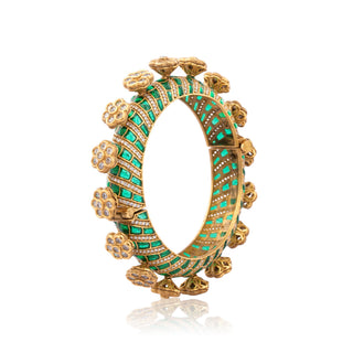 Kada for Indian Weddings – Green Jahanara by Amraani