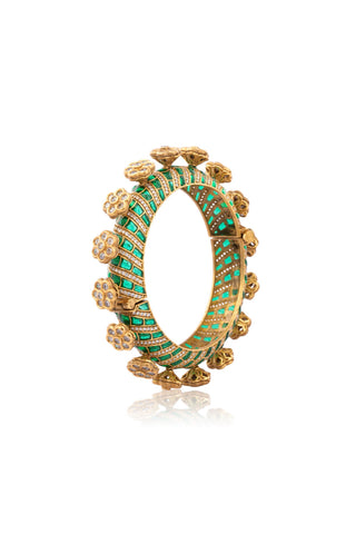 Kada for Indian Weddings – Green Jahanara by Amraani