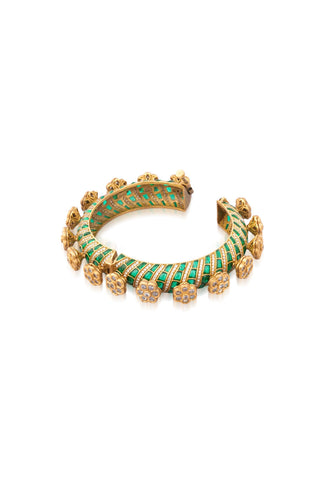 Kada for Indian Weddings – Green Jahanara by Amraani