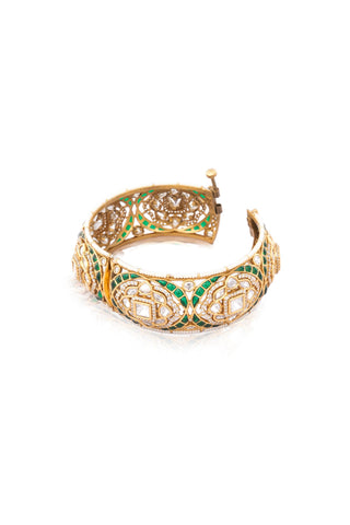 Kada for Indian Weddings – Green Padmavati by Amraani