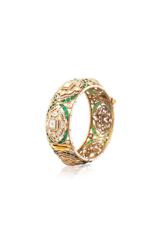 Kada for Indian Weddings – Green Padmavati by Amraani