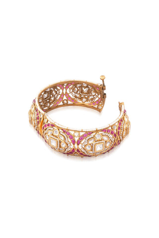 Kada for Indian Weddings – Red Padmavati by Amraani
