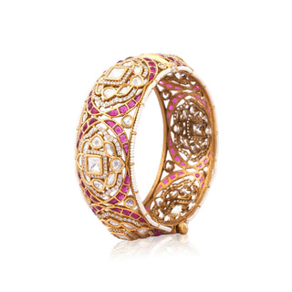 Kada for Indian Weddings – Red Padmavati by Amraani