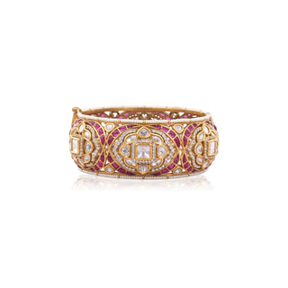 Kada for Indian Weddings – Red Padmavati by Amraani