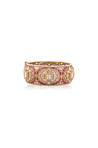 Kada for Indian Weddings – Red Padmavati by Amraani
