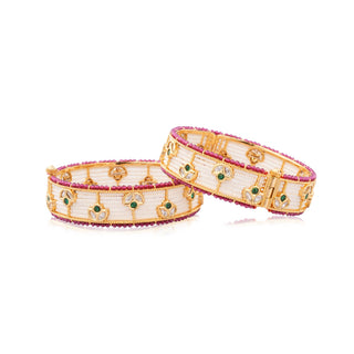 Bangles Set for Indian Weddings – Multicolor Ratnashree by Amraani