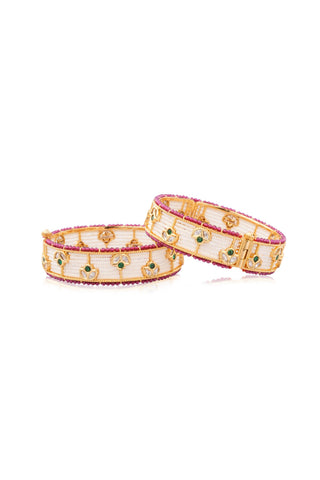Bangles Set for Indian Weddings – Multicolor Ratnashree by Amraani