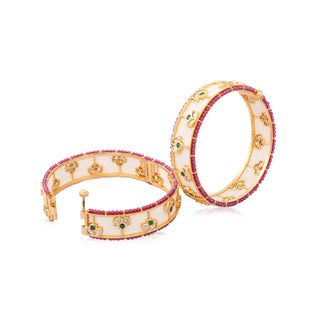 Bangles Set for Indian Weddings – Multicolor Ratnashree by Amraani