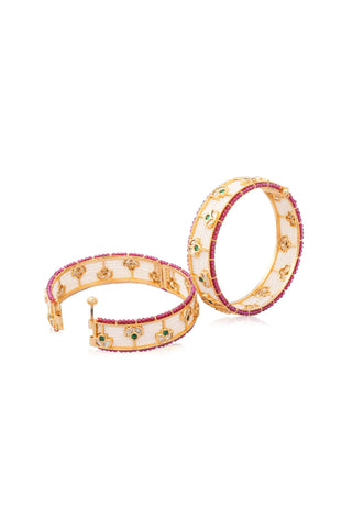 Bangles Set for Indian Weddings – Multicolor Ratnashree by Amraani