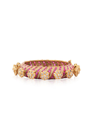 Kada for Indian Weddings – Pink Jahanara by Amraani