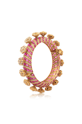 Kada for Indian Weddings – Pink Jahanara by Amraani
