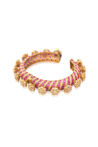 Kada for Indian Weddings – Pink Jahanara by Amraani