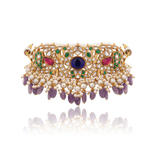 Necklace Set for Indian Weddings – Multicolor Heeranjali by Amraani