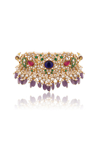 Necklace Set for Indian Weddings – Multicolor Heeranjali by Amraani