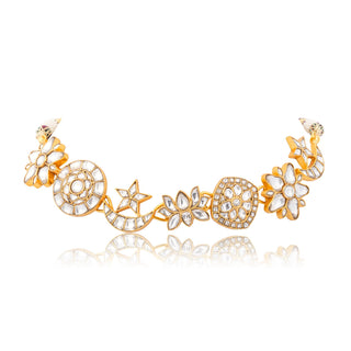 Necklace Set for Indian Weddings – Gold Noorika by Amraani