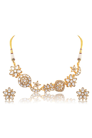 Necklace Set for Indian Weddings – Gold Noorika by Amraani
