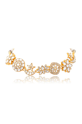 Necklace Set for Indian Weddings – Gold Noorika by Amraani
