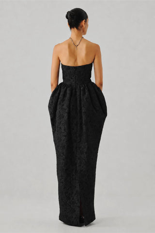 Black Gown - Indian Wedding - Audrey Ascent by Aroka
