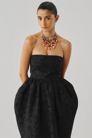 Black Gown - Indian Wedding - Audrey Ascent by Aroka