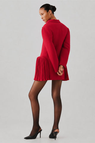 Blazer Dress - Contemporary Wear - Red Carmine Ascent by Aroka