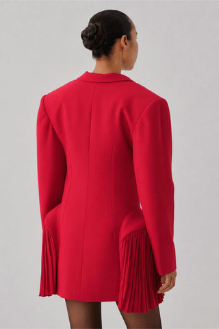 Blazer Dress - Contemporary Wear - Red Carmine Ascent by Aroka