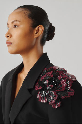 Cropped Jacket - Contemporary Wear - Zia Black Ascent by Aroka
