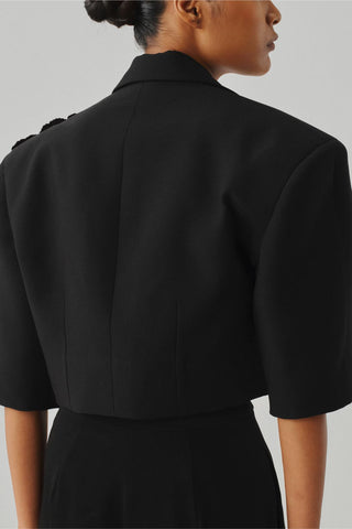 Cropped Jacket - Contemporary Wear - Zia Black Ascent by Aroka