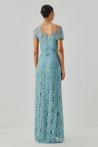 Blue lace dress - Contemporary Wear - Ascent Arnaz Lace Dress by Aroka