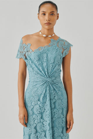 Blue lace dress - Contemporary Wear - Ascent Arnaz Lace Dress by Aroka