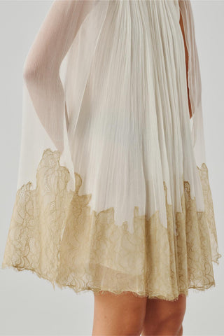 Cape Dress - Indian Wedding - Diana Ivory Ascent by Aroka