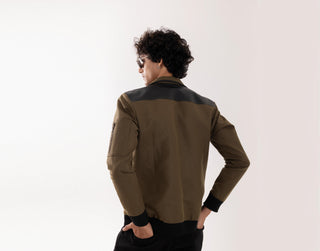 Jacket special occasion - Green Bomber Terra Nomad by Paarsh 