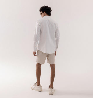 Full Sleeve Shirt for Special Occasions – Ivory Arva Mt Fuji by Paarsh